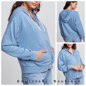 🔥RVCA RETROGRADE ZIP HOODIE NWT